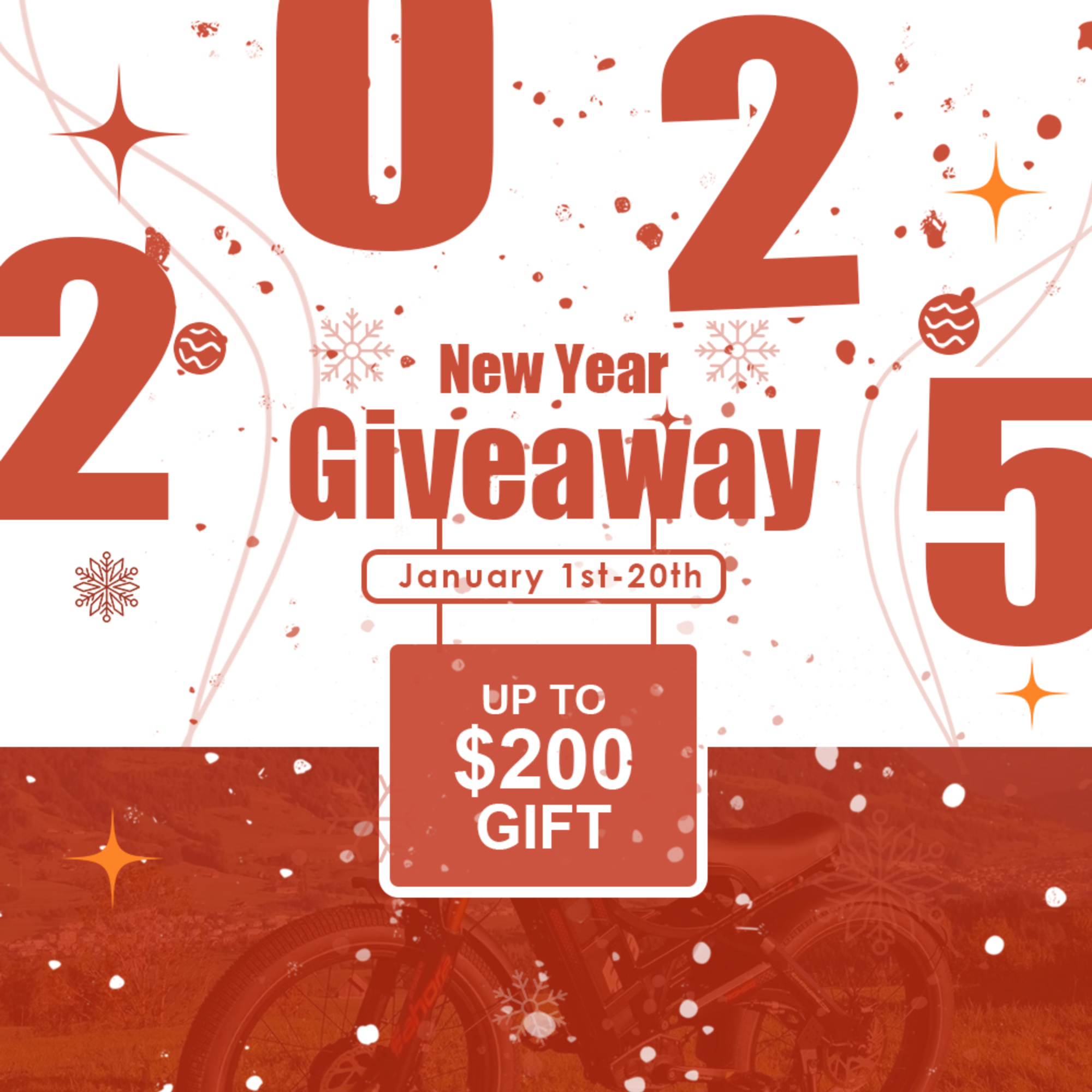 Eahora E-Bike NEW YEAR GIVEAWAY