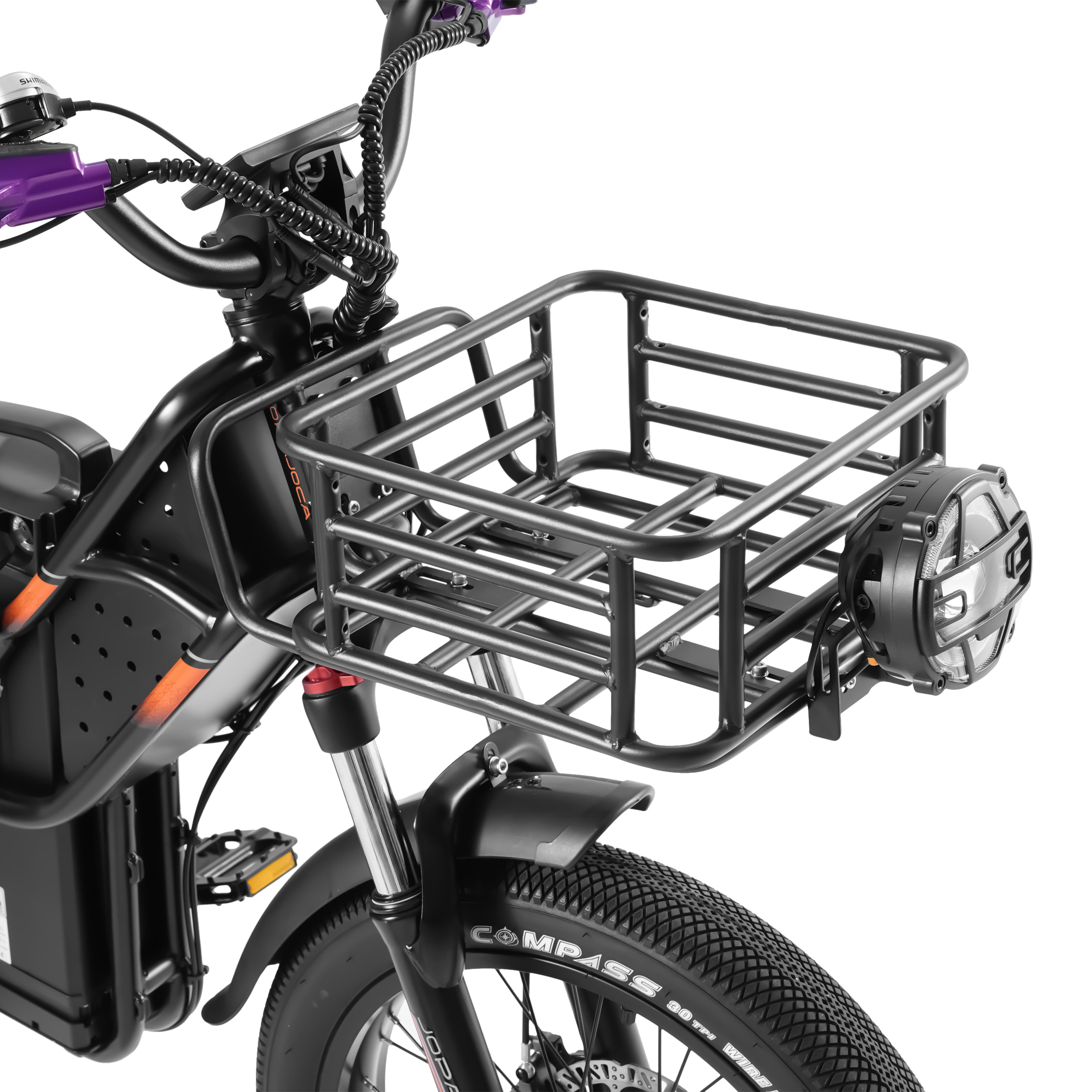 Electric bike front online basket